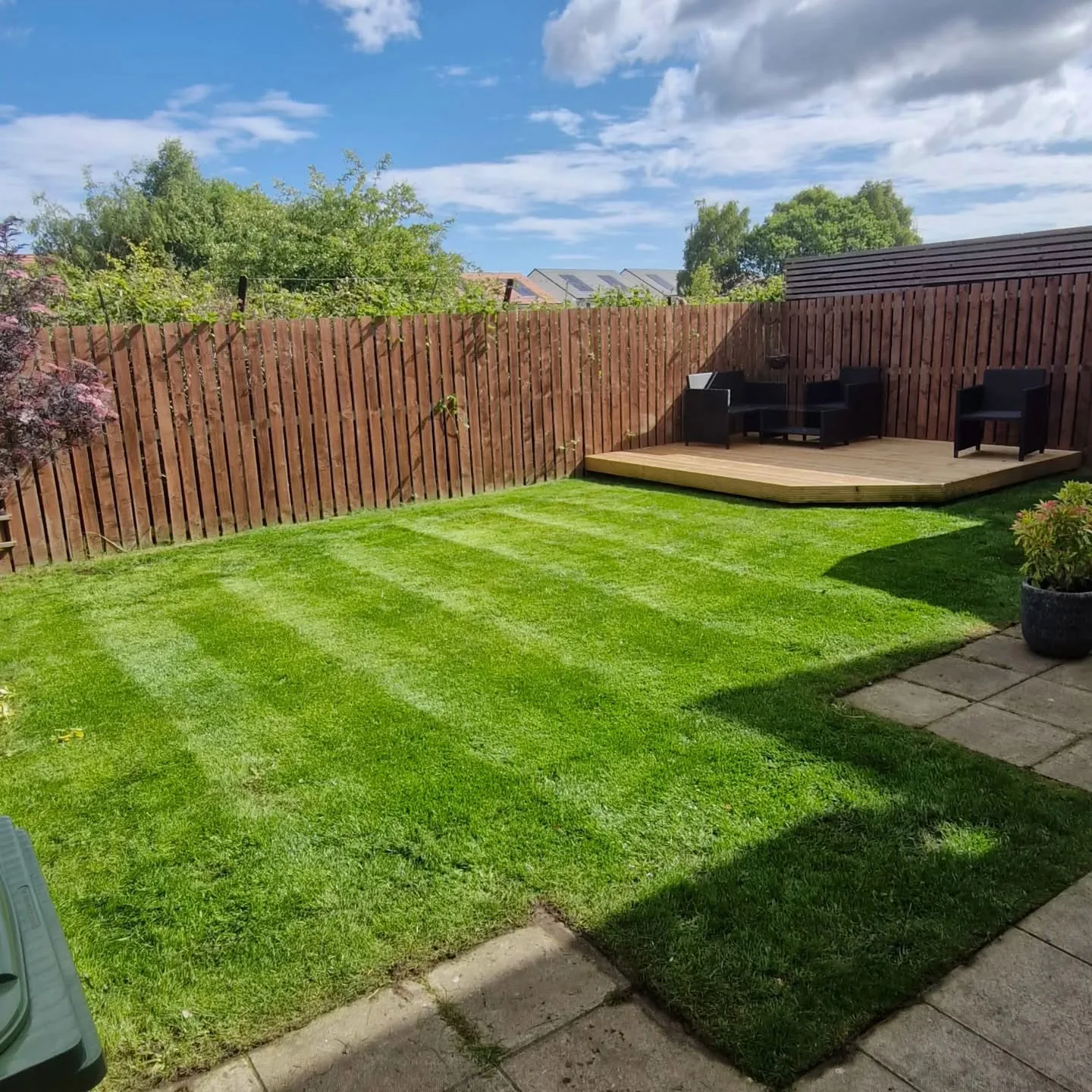 Landscaping: after
