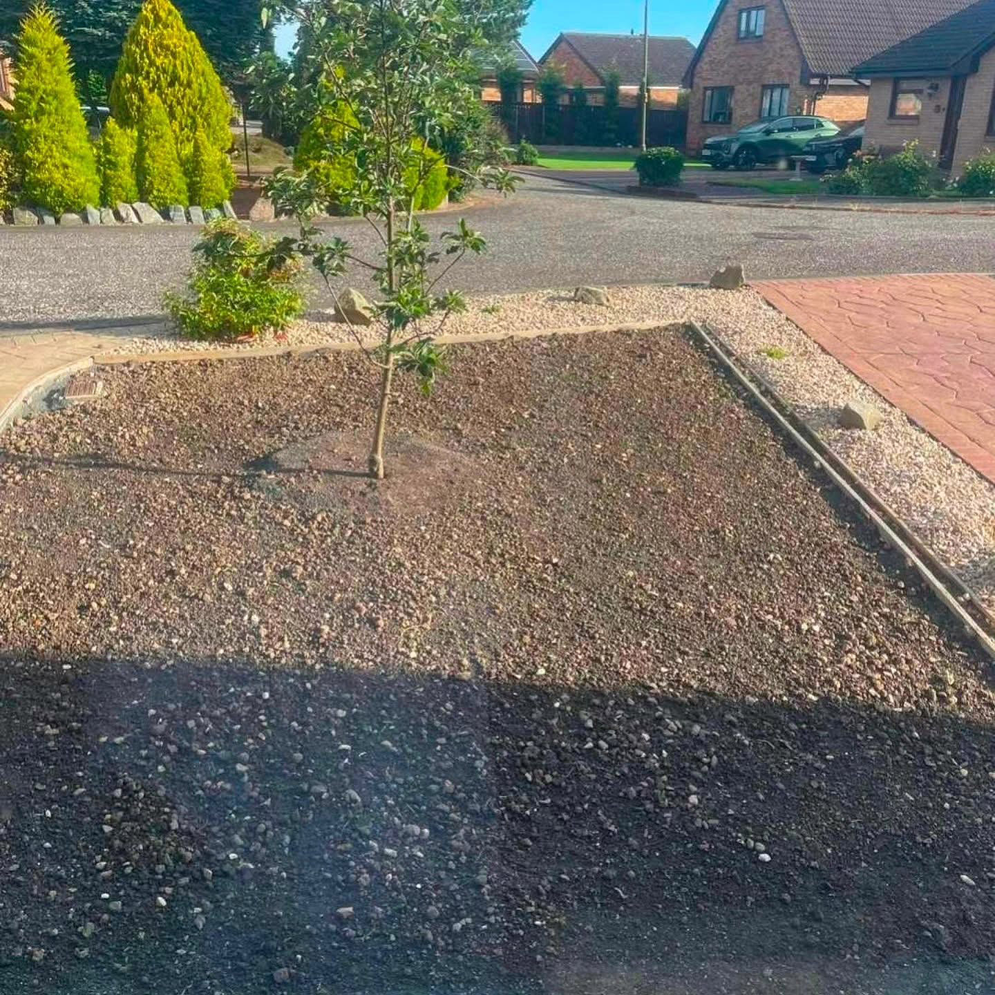 Turfing in Tranent: before